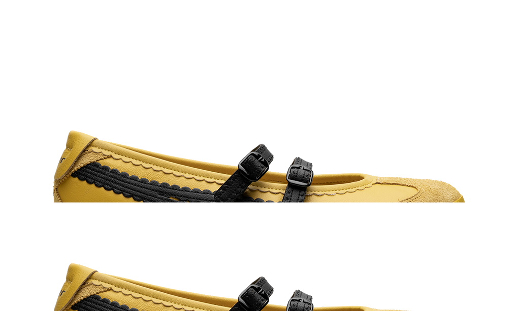 Onitsuka Tiger Mexico 66 TGRS Women's Ballet Flats - Yellow Black