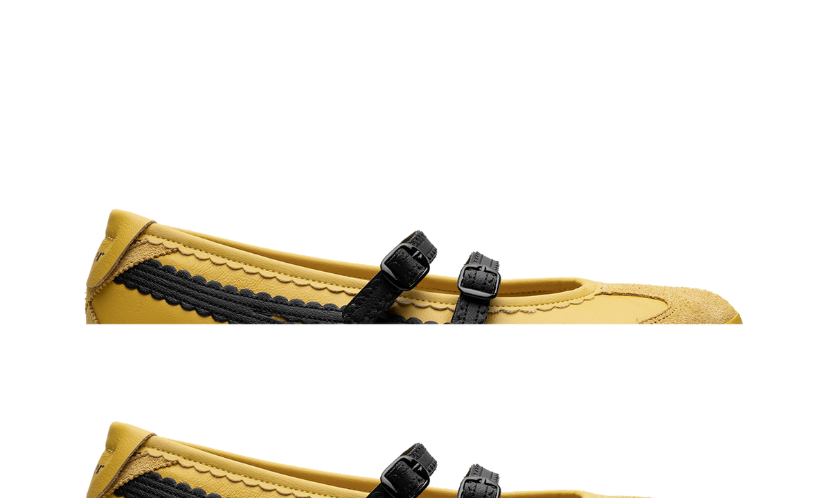 Onitsuka Tiger Mexico 66 TGRS Women's Ballet Flats - Yellow Black