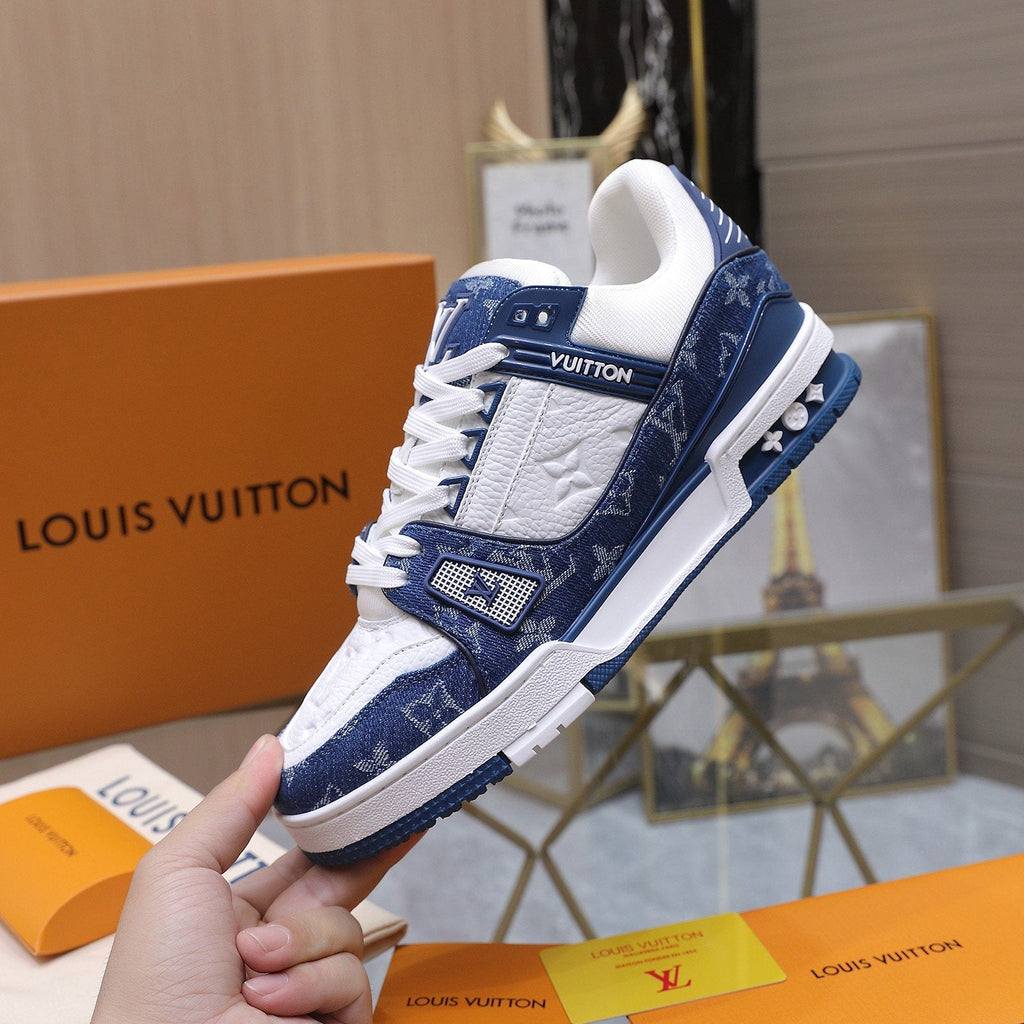 Louis Vuitton Monogram Low-Top Sneakers — side