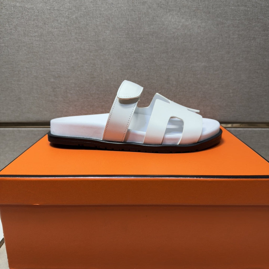 Hermès H-Cutout Open-Toe Sandals — side