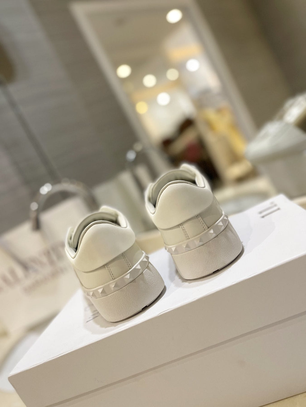 Valentino Studded Low-Top Sneakers — back