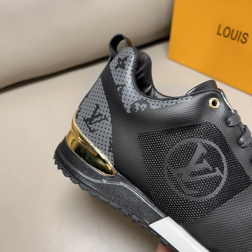 Louis Vuitton Patterned Panel Sneakers — detail