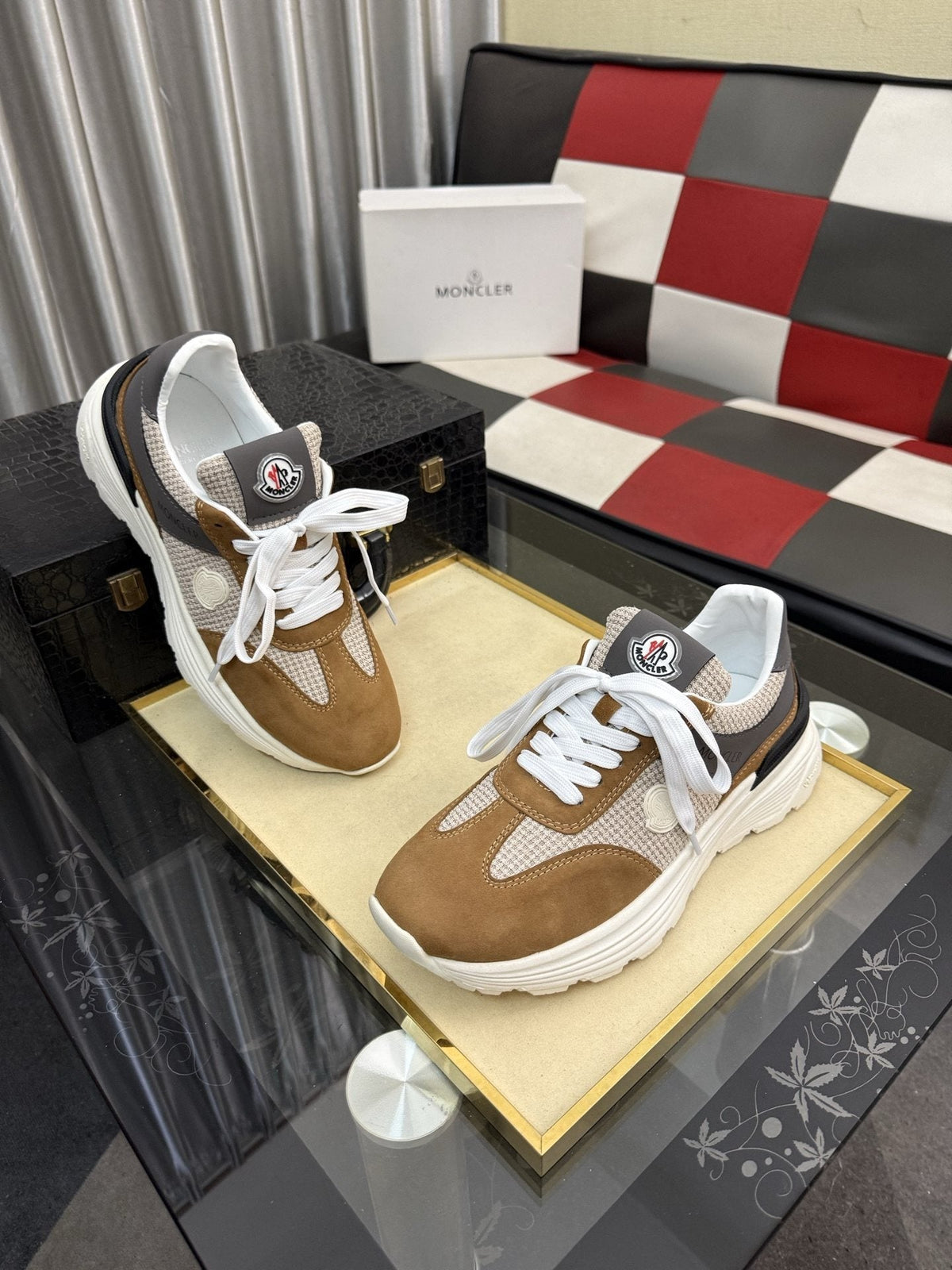 Moncler Mesh Panel Sneakers — hero