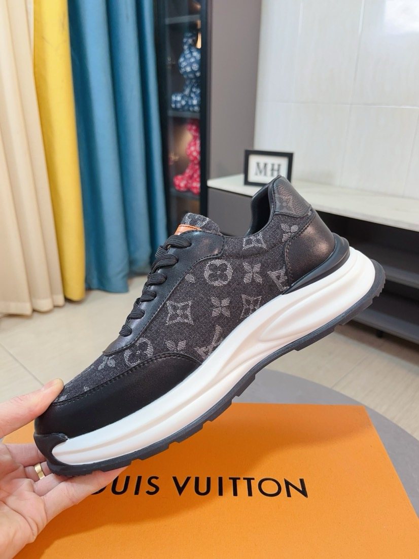 Louis Vuitton Monogram Low-Top Sneakers — side